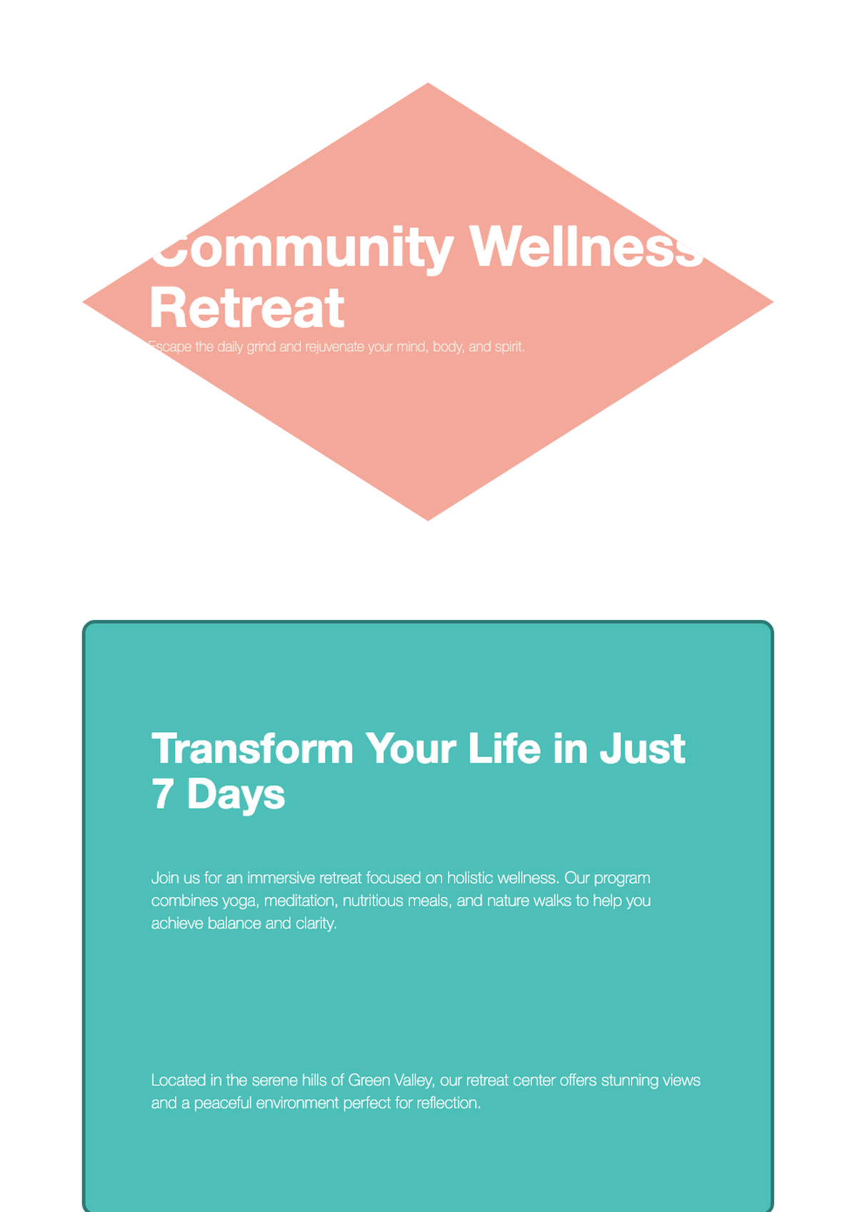 Retro style poster template with chevron background and geometric text blocks_variant_2